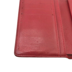 LOUIS VUITTON M91768 Portefeuille Viennese Rose Indien Bi-fold Wallet Red Women's