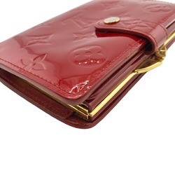 LOUIS VUITTON M91768 Portefeuille Viennese Rose Indien Bi-fold Wallet Red Women's