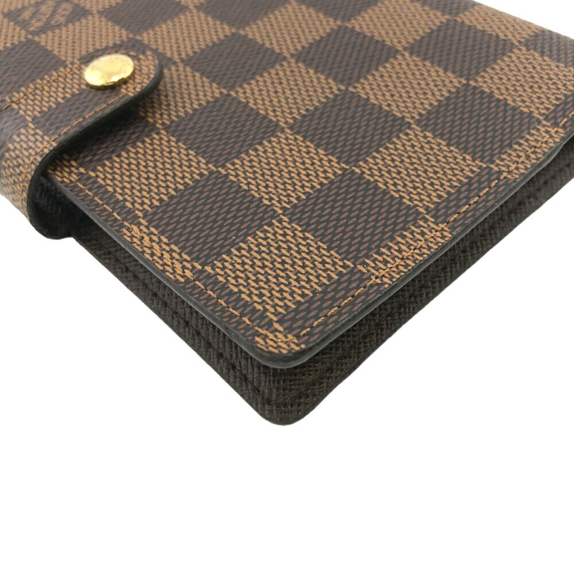 LOUIS VUITTON R20700 Agenda PM Damier Notebook Cover Brown Unisex