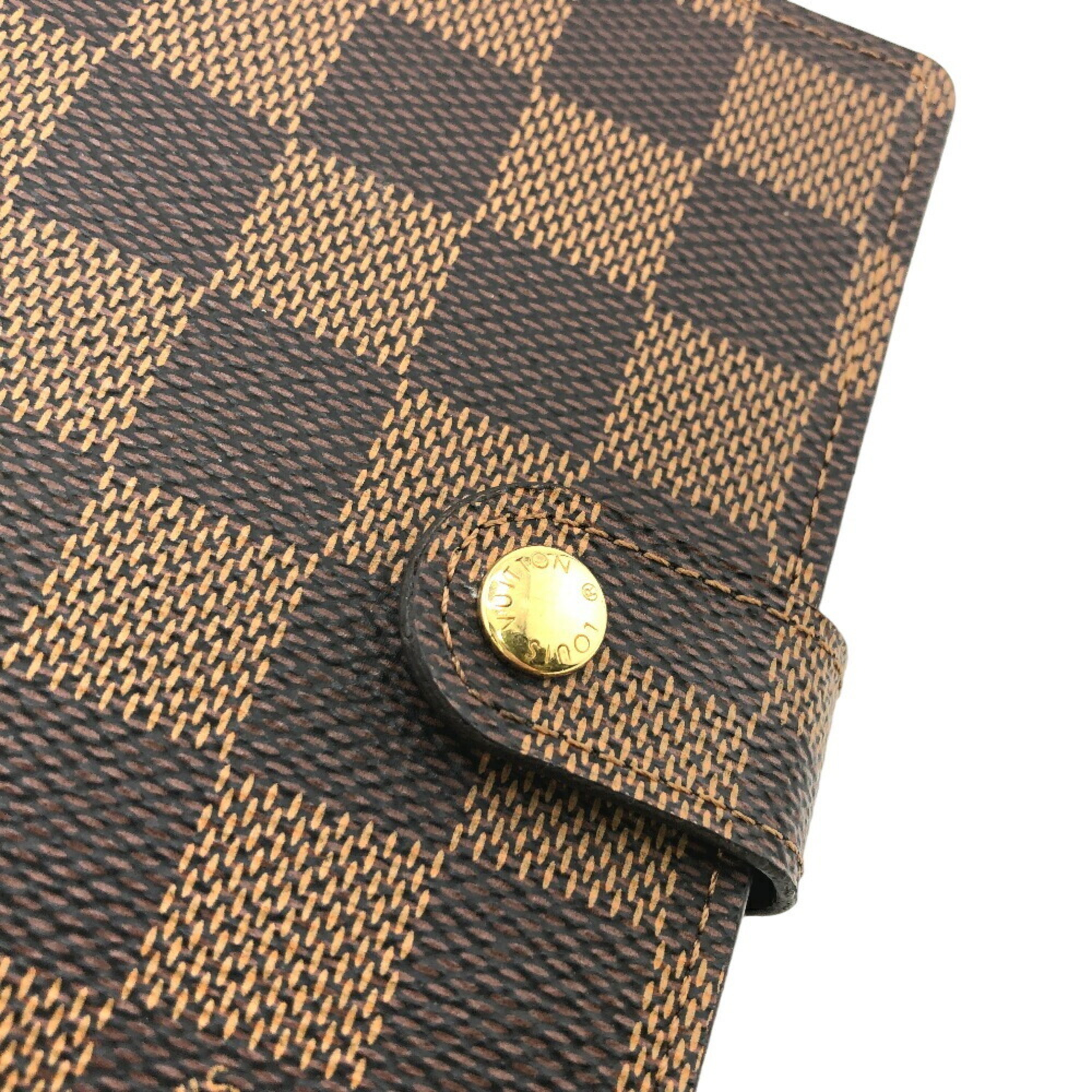 LOUIS VUITTON R20700 Agenda PM Damier Notebook Cover Brown Unisex