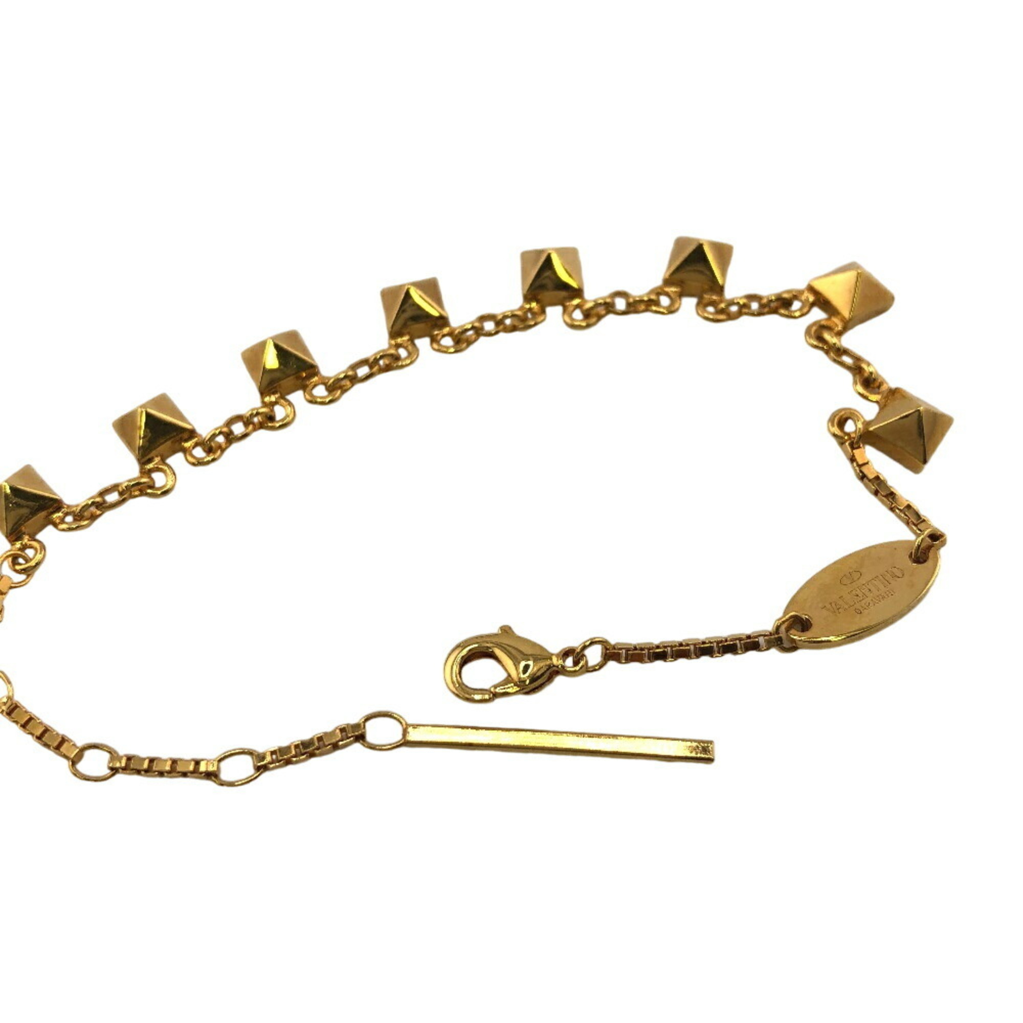 Valentino Garavani Rock Stud Bracelet Gold Women's