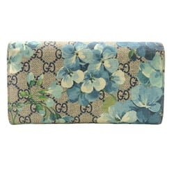 GUCCI 546367 GG Blooms Long Wallet Beige Women's