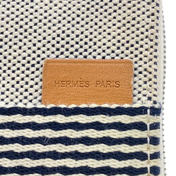 HERMES New Foolt Purse PM Round Bi-fold Wallet Beige Unisex