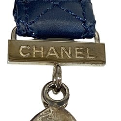 CHANEL Chanel Neck Strap Coco Mark Accessory Navy Women's