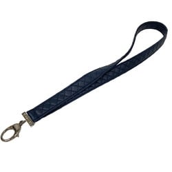 CHANEL Chanel Neck Strap Coco Mark Accessory Navy Women's