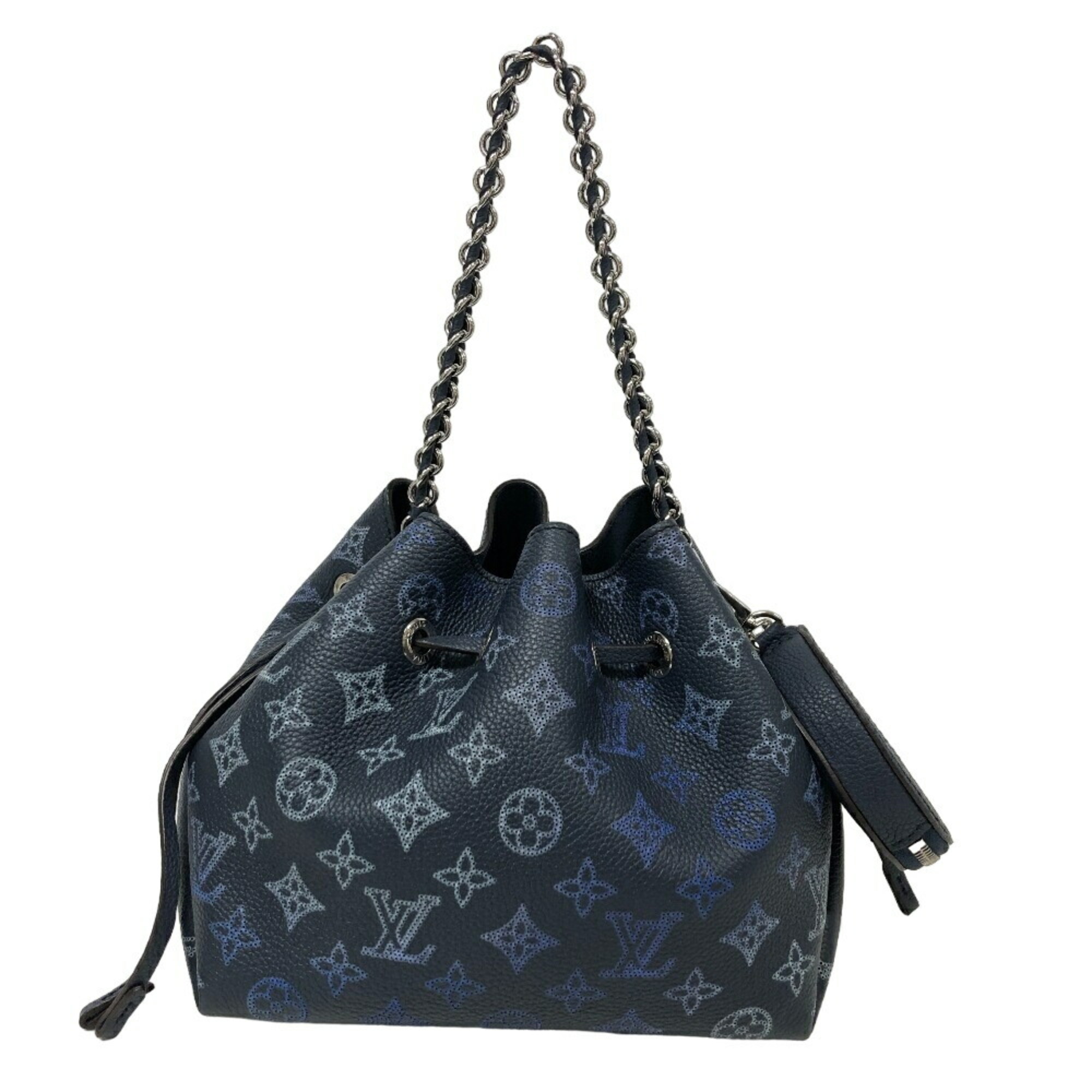 LOUIS VUITTON M59552 Bella Mahina Handbag Blue Women's