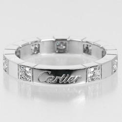 Cartier Lanier size 10 ring, K18WG white gold, 9P diamonds, approx. 5.12g