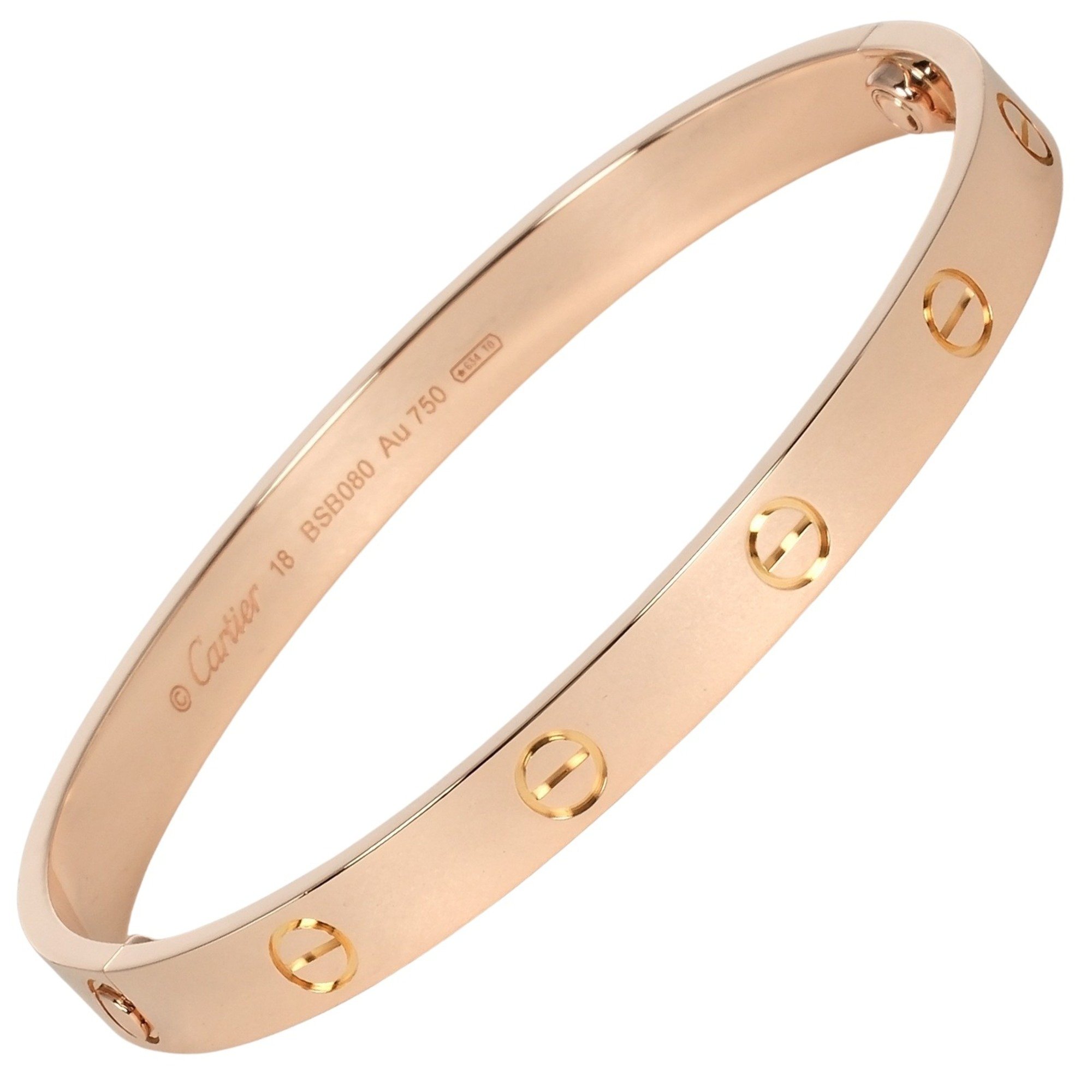 Cartier Love Bracelet, size 18, K18PG, pink gold, approx. 33g