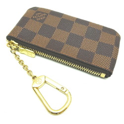 Louis Vuitton Pochette Cle Women's and Men's Coin Case N62658 Damier Ebene (Brown)