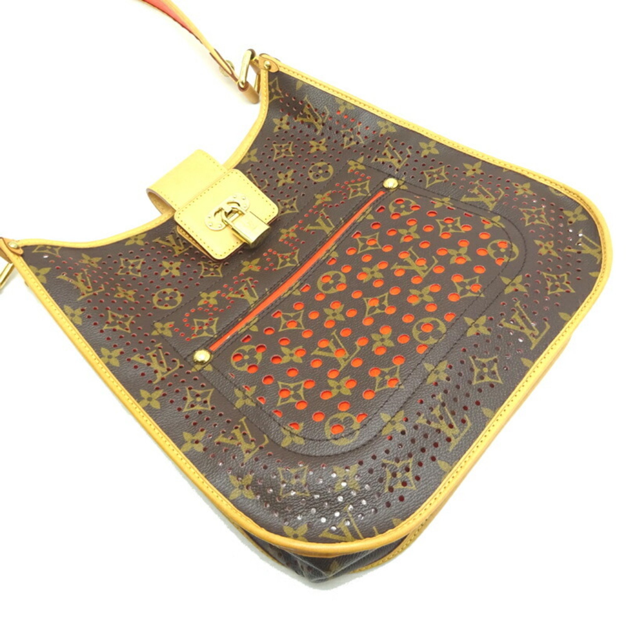 Louis Vuitton Musette Women's Shoulder Bag M95174 Monogram Perforated Orange (Orange)