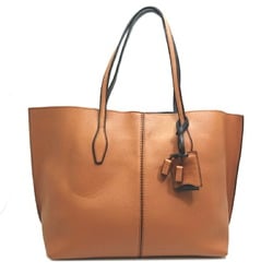 Tod's Joy Tote Bag Women's Shoulder Leather Brown