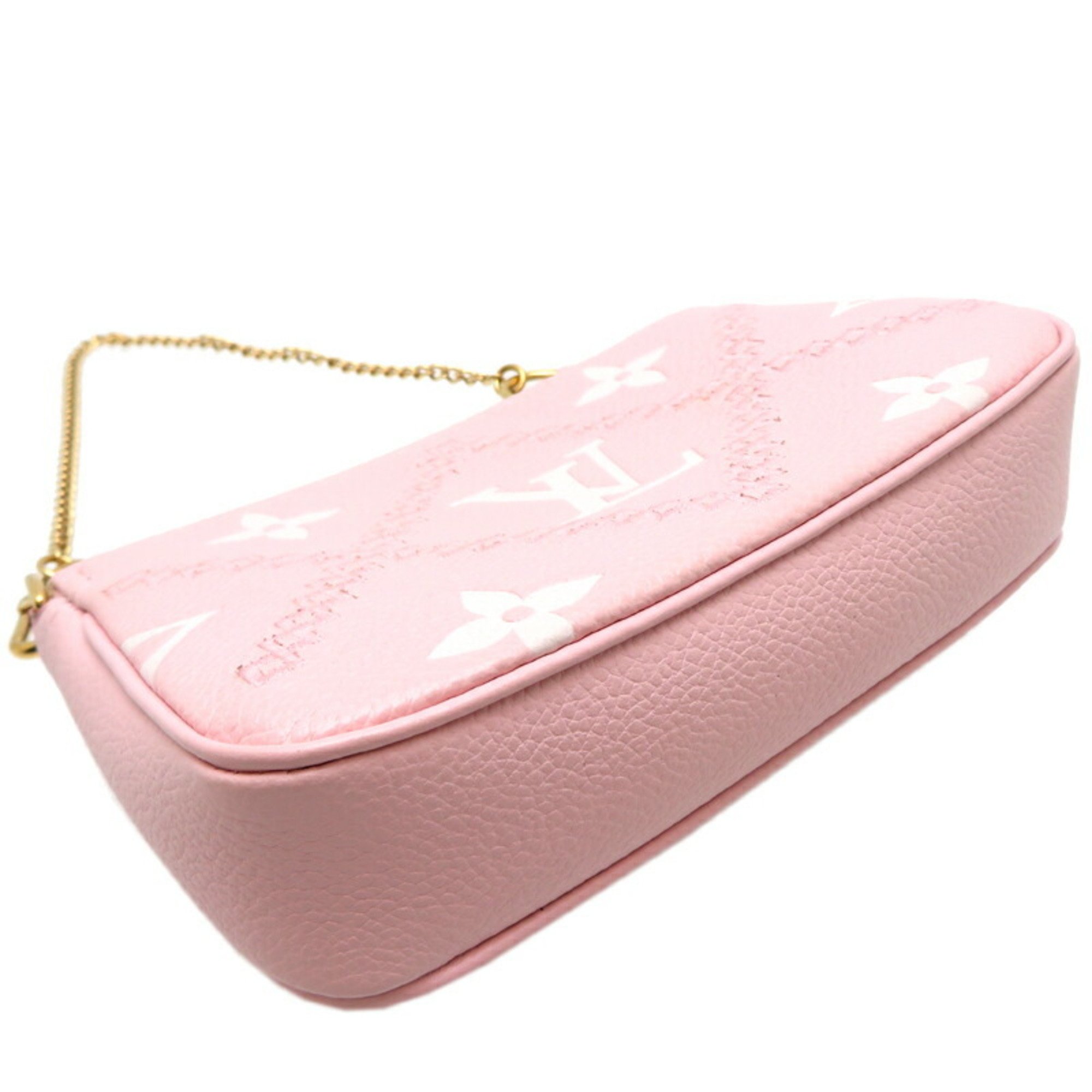 Louis Vuitton Pochette Accessoires Women's Pouch M81140 Monogram Empreinte Rose