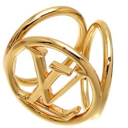 Louis Vuitton Bijou Fleur Louise Women's Scarf Ring M64289 Metal Gold