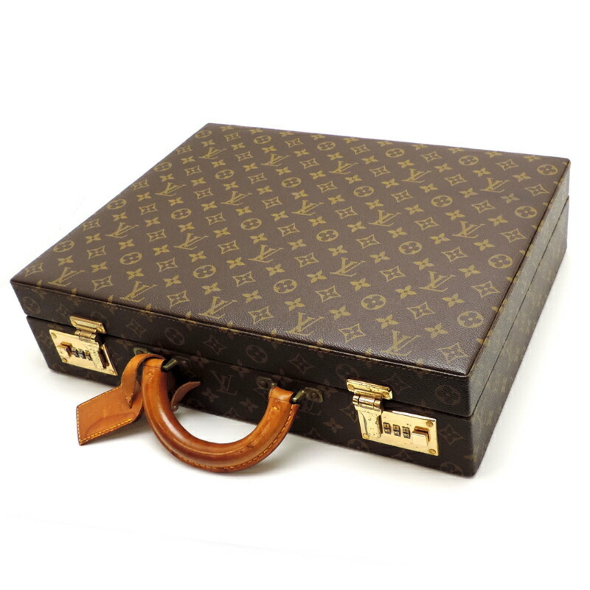 Louis Vuitton Crusher Women's and Men's Trunk M53122 Monogram Ebene (Brown)