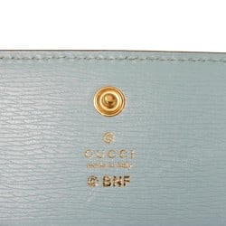 Gucci GUCCI Bi-fold wallet Bananya Compact Banana Unicorn Star Pastel Blue 701009 Women's