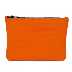 Hermes HERMES Clutch Bag Neoban Thalassa PM Current Model Embossed Boat Pouch Pierre Perron Orange Men's Women's