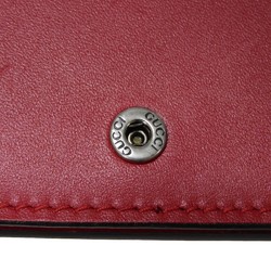 GUCCI Bi-fold wallet Chinese Year Compact Wallet Calfskin Hibiscus Red 465859 CWD9N 9863 Men's Women's