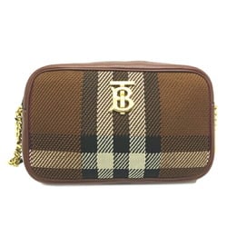 Burberry Roller Camera Bag Women's and Men's Shoulder 1TBMOMAN35SCA Canvas Brown