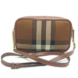 Burberry Roller Camera Bag Women's and Men's Shoulder 1TBMOMAN35SCA Canvas Brown