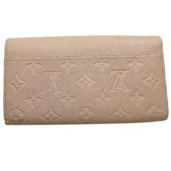 Louis Vuitton Portefeuille Sarah Ladies Long Wallet M68708 Monogram Empreinte Tourterelle