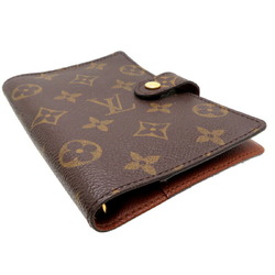 Louis Vuitton Agenda PM Women's and Men's Notebook Cover R20005 Monogram Brown