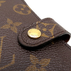 Louis Vuitton Agenda PM Women's and Men's Notebook Cover R20005 Monogram Brown