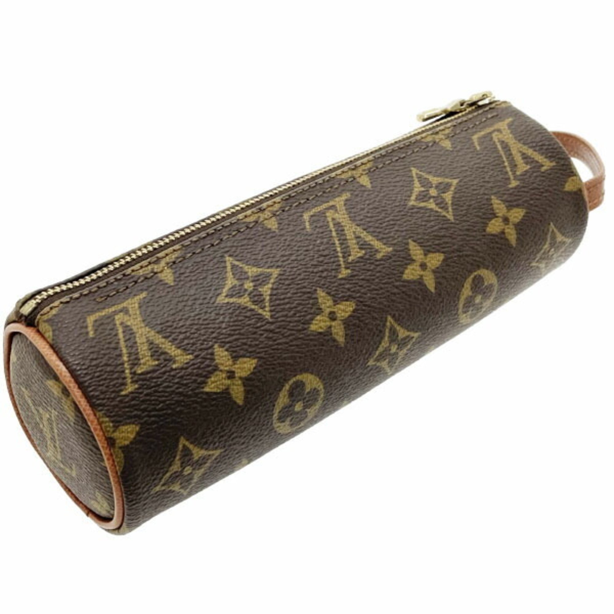 Louis Vuitton Pouch Monogram Truss Ronde M47626 LOUIS VUITTON Multi-Pouch Pen Case Pencil ASK-13514