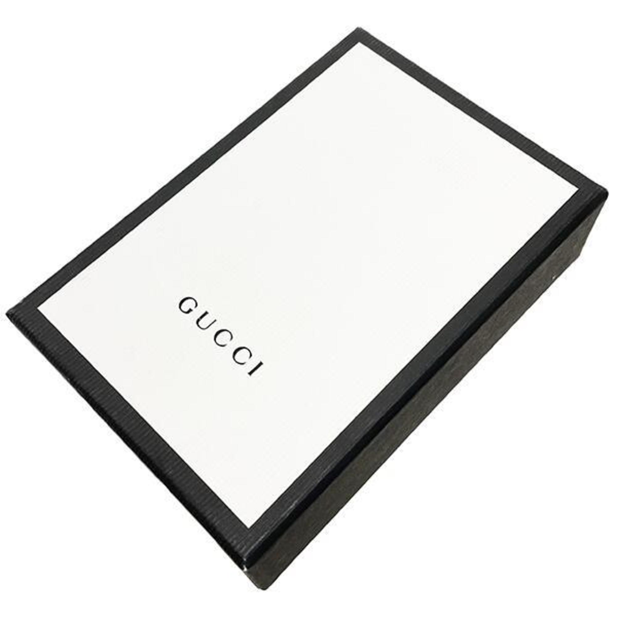 Gucci Card Case GG Alveare Bi-fold Wallet Leather Black 410120 GUCCI Guccissima Bee Compact Business Holder AHSR-13508