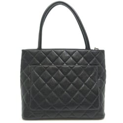 Chanel Reproduction Tote Women's Bag A10804 Caviar Skin Black