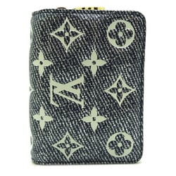 Louis Vuitton Portefeuille Lou Women's Bi-fold Wallet M82525 Lambskin Navy