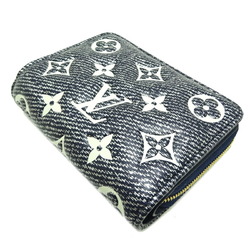 Louis Vuitton Portefeuille Lou Women's Bi-fold Wallet M82525 Lambskin Navy