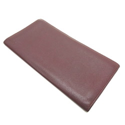 Cartier Must Line Bi-fold Wallet Women's Long CRL3001362 Leather Bordeaux