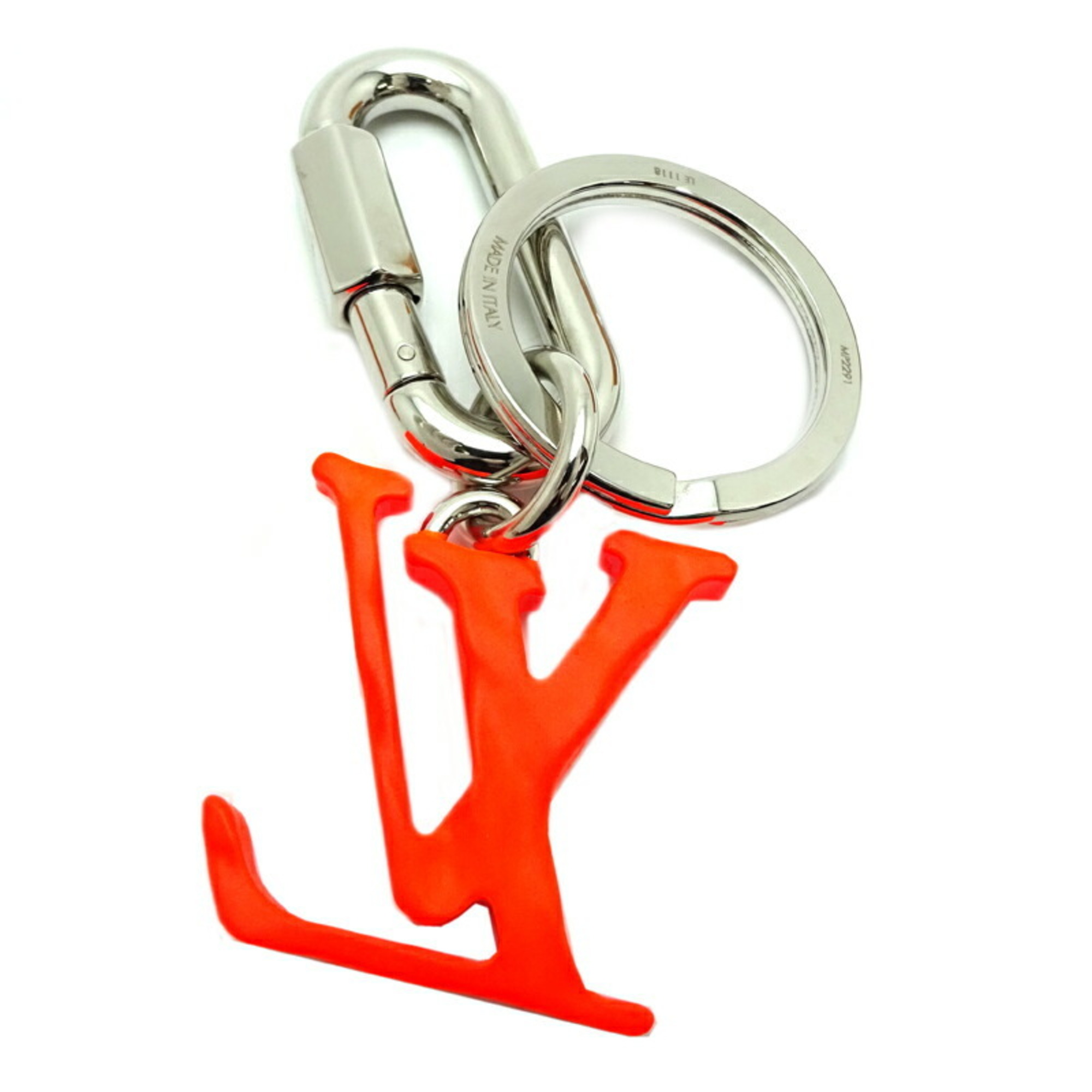 Louis Vuitton Porte Cle LV Sharp Keychain for Women and Men MP2291 Metal Orange