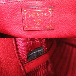 Prada 2Way Women's Tote Bag 1BG865 Calf Red