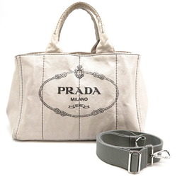 Prada Canapa 2way Women's Tote Bag Canvas