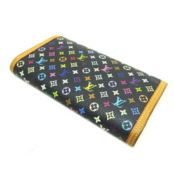 Louis Vuitton Portefeuille International Women's Long Wallet M92658() Monogram Multicolor Noir (Black)