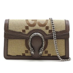 Gucci Dionysus Super Bag Women's Shoulder 476432 Leather Beige