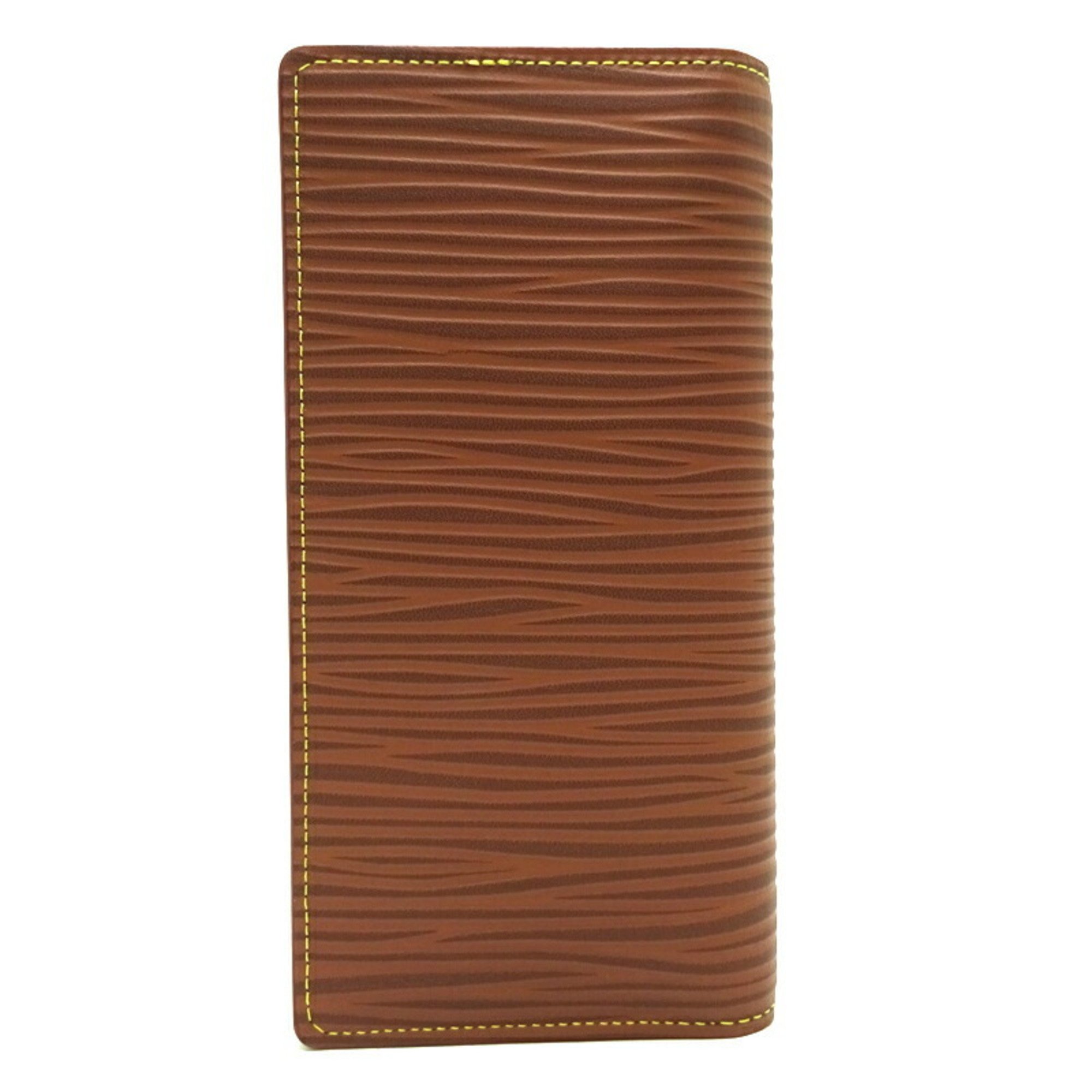 Louis Vuitton P.F. Brazza NM Women's and Men's Bi-fold Wallet M82631 Epi Brown