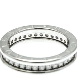 Bvlgari B.zero1 White Gold (18K) Fashion Diamond Band Ring Silver