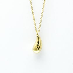 Tiffany Teardrop Yellow Gold (18K) No Stone Men,Women Fashion Pendant Necklace (Gold)