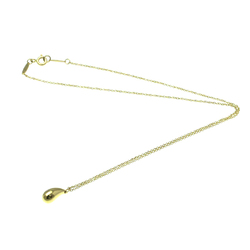 Tiffany Teardrop Yellow Gold (18K) No Stone Men,Women Fashion Pendant Necklace (Gold)