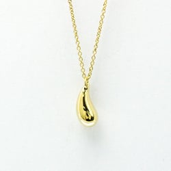 Tiffany Teardrop Yellow Gold (18K) No Stone Men,Women Fashion Pendant Necklace (Gold)