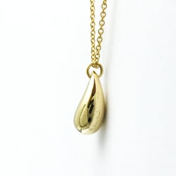 Tiffany Teardrop Yellow Gold (18K) No Stone Men,Women Fashion Pendant Necklace (Gold)