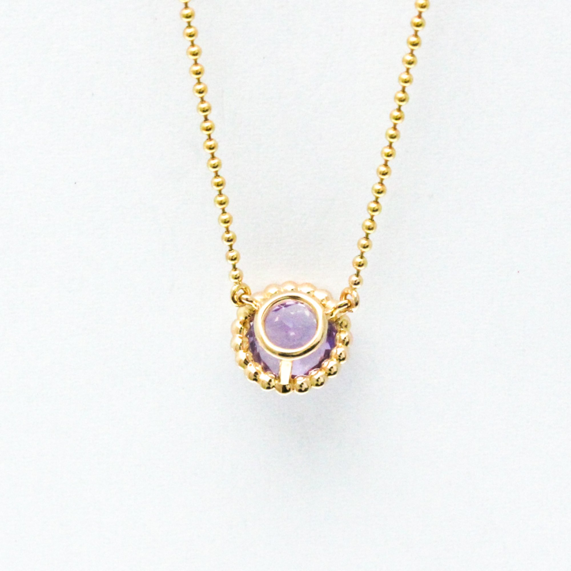 Tiffany Amethyst Necklace Yellow Gold (18K) Amethyst Men,Women Fashion Pendant Necklace (Gold)