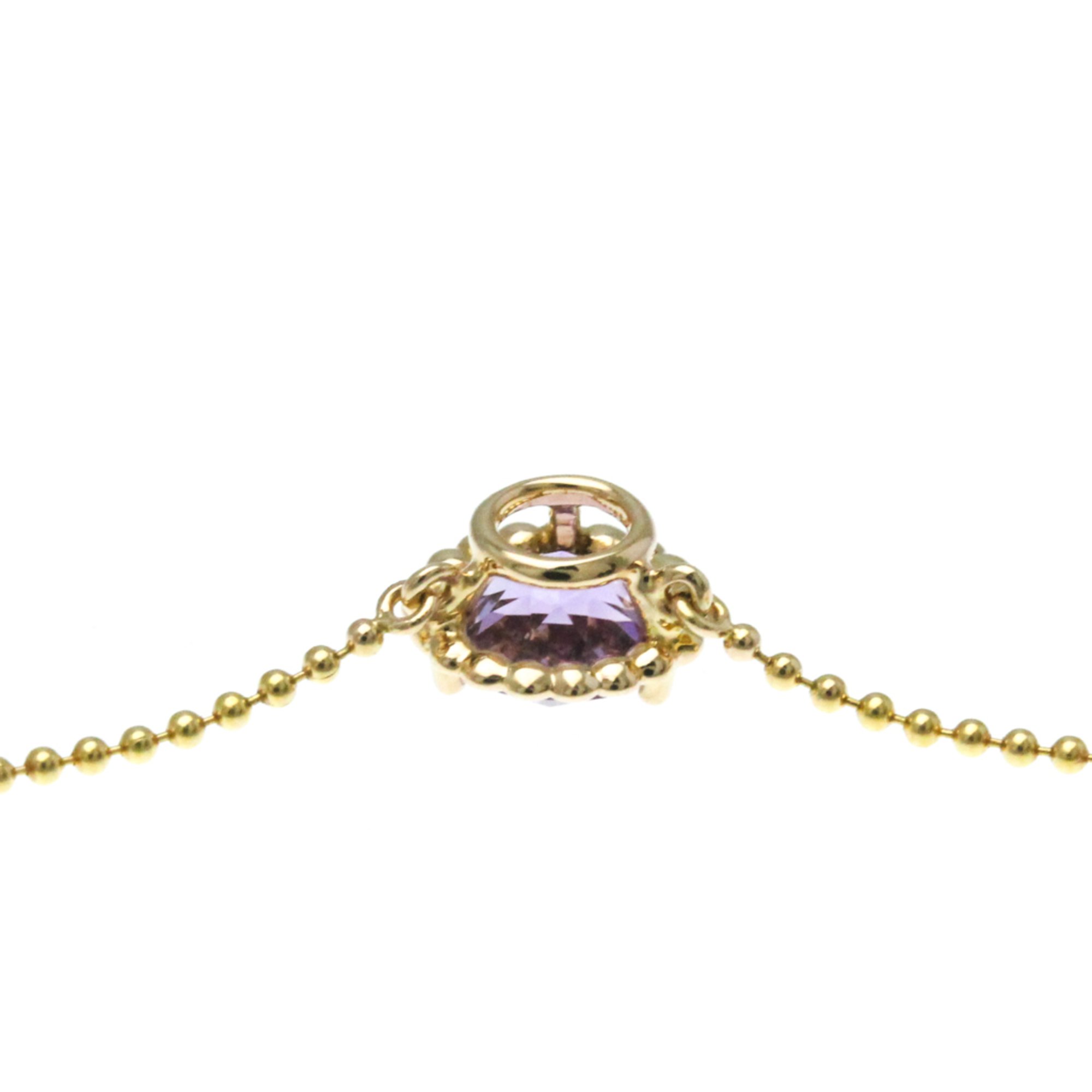 Tiffany Amethyst Necklace Yellow Gold (18K) Amethyst Men,Women Fashion Pendant Necklace (Gold)