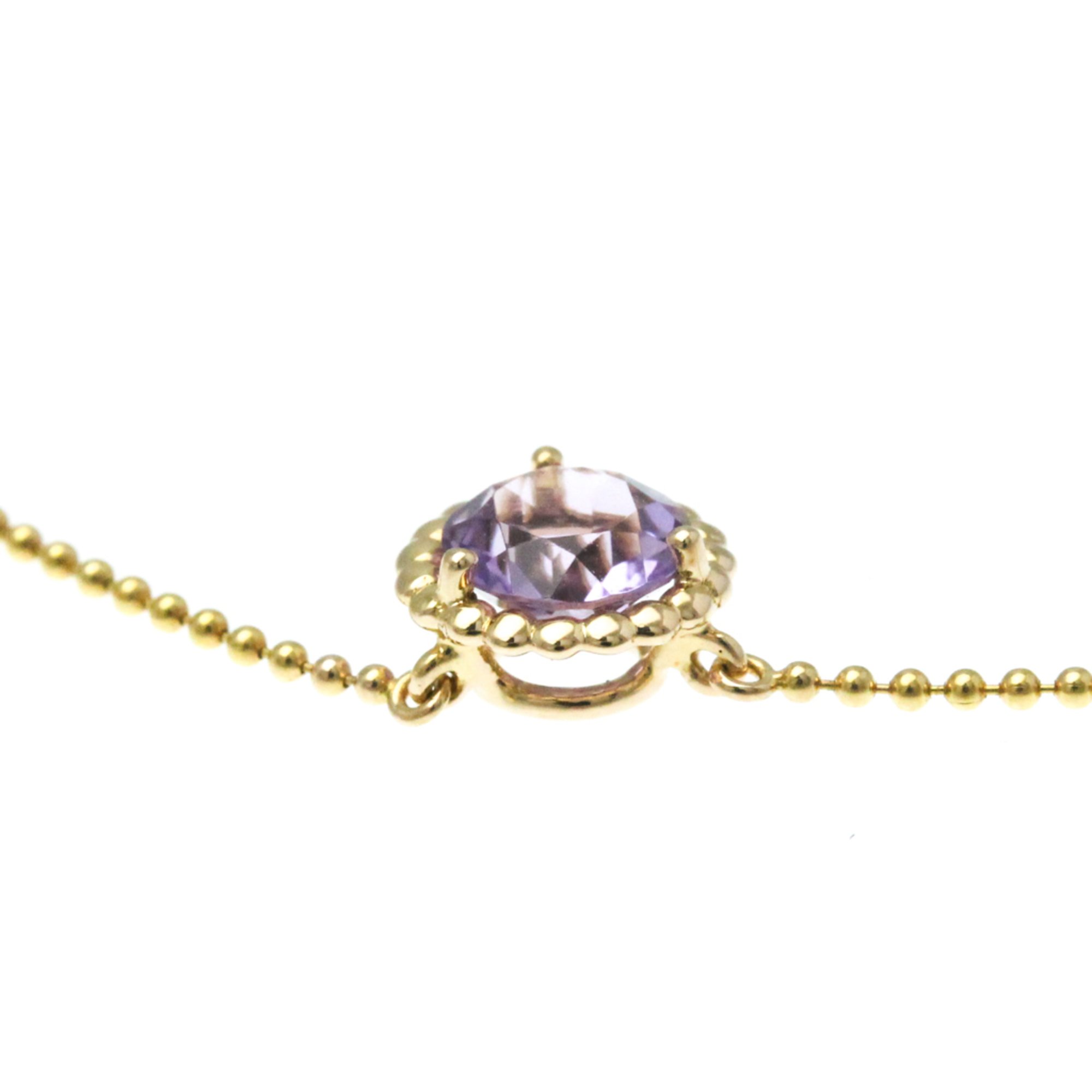 Tiffany Amethyst Necklace Yellow Gold (18K) Amethyst Men,Women Fashion Pendant Necklace (Gold)