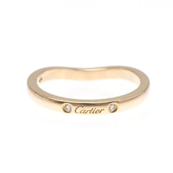 Cartier Ballerina Diamond Ring Pink Gold (18K) Fashion Diamond Band Ring Pink Gold