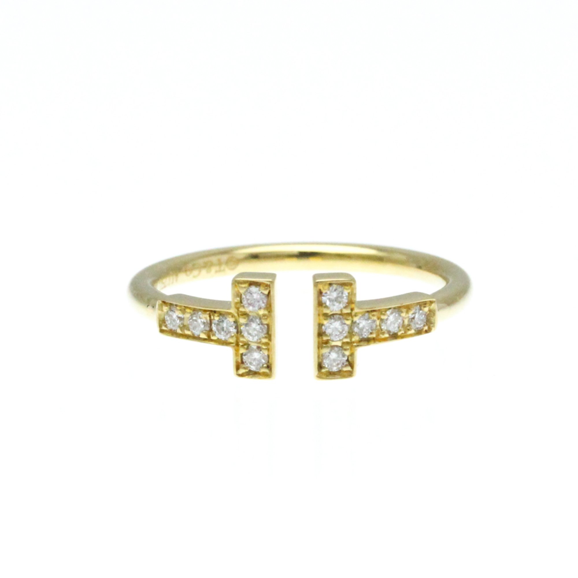 Tiffany T Wire Ring Yellow Gold (18K) Fashion Diamond Band Ring Gold