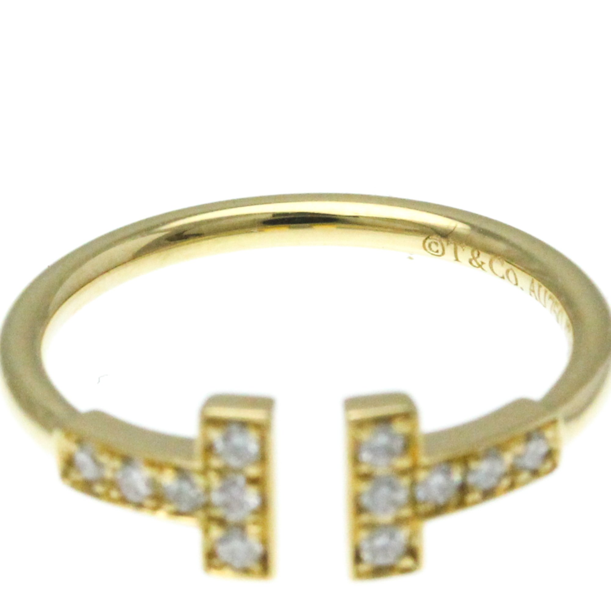 Tiffany T Wire Ring Yellow Gold (18K) Fashion Diamond Band Ring Gold