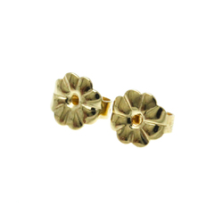 Tiffany Bow Earrings Ribbon No Stone Yellow Gold (18K) Stud Earrings Gold